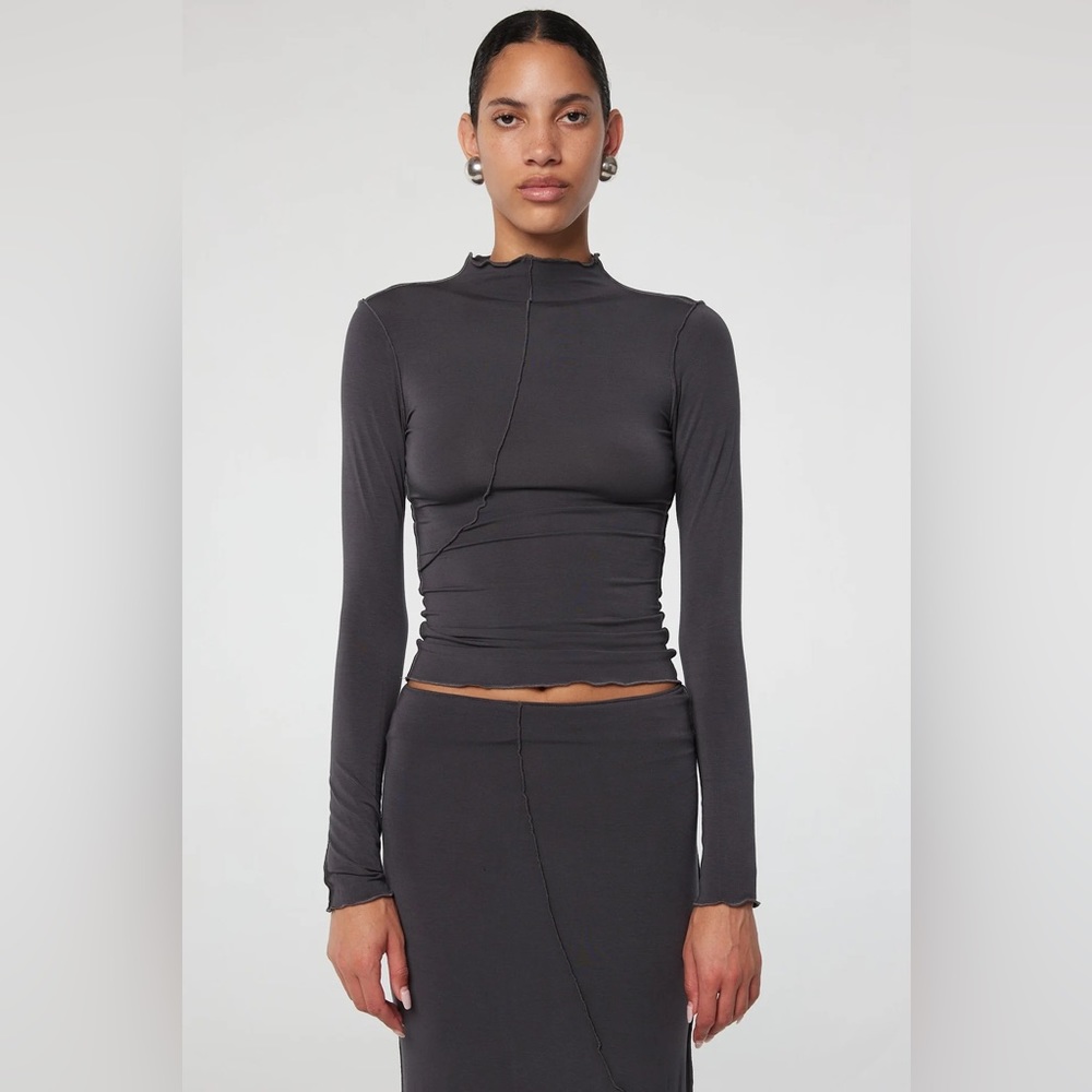 The line by K Zane top in deep grey